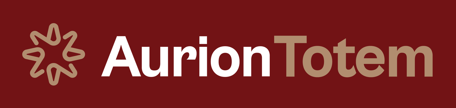 Aurion Totem SentienLife Logo Red Background